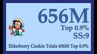 CROB Elderberry Cookie Trials 656M Top 0.9% | Jinx lol | Cookie Run OvenBreak