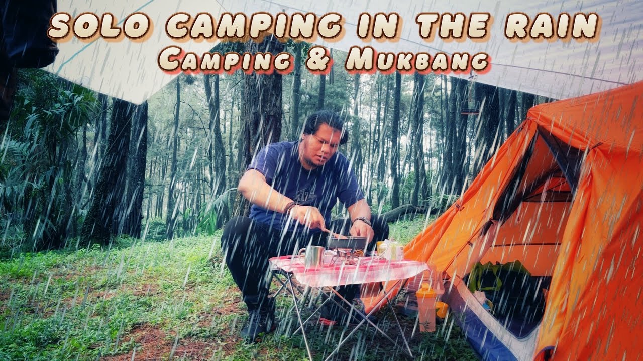 Solo Camping Ketika Hujan - Solo Camping Hujan Petir - Camping Dan ...