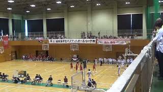 【大学バスケ】名古屋大学　対　浜松学院大学　第93回東海学生バスケットボールリーグ戦　1部リーグ男子