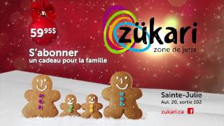 Le Centre d'amusement Zükari vous souhaite de Joyeuses Fêtes!