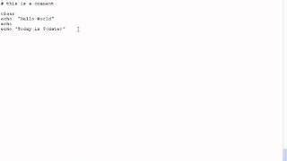 SADS: HelloWorld Bash Script
