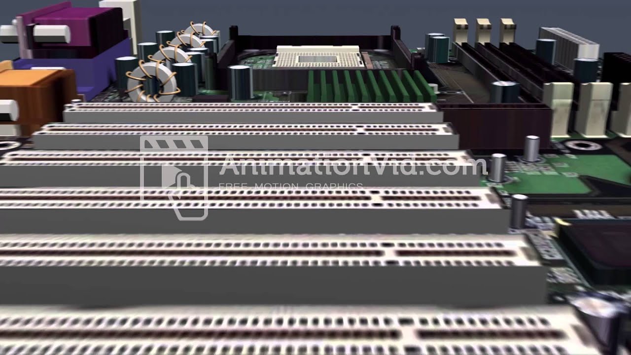 Computer Motherboard Animation Video Youtube