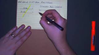 Corresponding Angles Converse Algebra Example