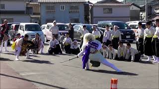 平成二十八年　ほうらい祭り　鶴来本町二三四丁目団長演舞