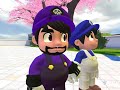 Mario and Meggy, SMG3 and SMG4 || SMG34 Romantic Moment In Sakura Gmod