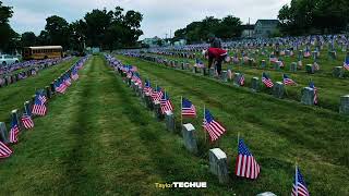 Remembering the Fallen: Fairmont Cemetery Memorial Day Drone Tribute
