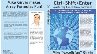 Blue Cover (3rd Printing) Ctrl + Shift + Enter: Mastering Excel Array Formulas Book at mrexcel.com