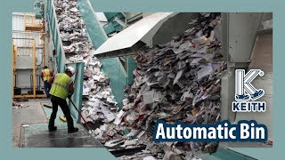 Automatic Bin Feeding Recycling Materials | KEITH