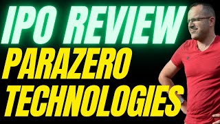 IPO Review ParaZero Technologies PRZO Stock | Going Public 9/30/2022 | Moomoo Trade