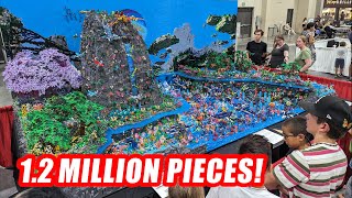 Massive LEGO Avatar Pandora with 1.2 Million Pieces Built by 100 People!