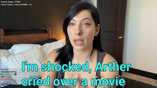 Julia recommend movie that made Arther cry to chat