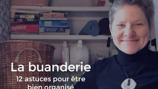 Buanderie à domicile bien organisée