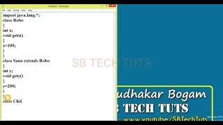 Multi-Level Inheritance in Java With Program Execution | Inheritance | Java Programming