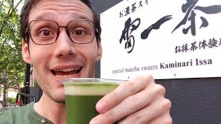 Drinking Matcha Beer in Asakusa (Tokyo Vlog: Food Review) 🍵🍺