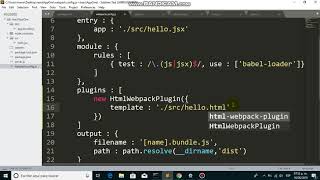 Setup a React App Using Webpack - Html files and Javascript files (Part 6/9)