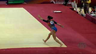 CRISAN Ioana (ROU) - 2018 Artistic Worlds, Doha (QAT) - Qualifications Floor Exercise