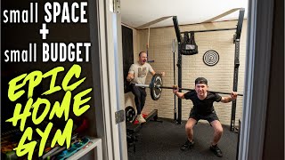 Man Builds A Complete Budget Home Gym in Laundry Room!
