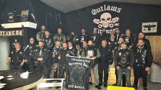 🔥💯OFFO💯🔥 10. Years Outlaws MC Germany 168 hour run arrival and departure  Chapter Kitzingen 🔥💯OFFO💯🔥