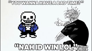 Gojo meets sans undertale (Ai voice)