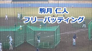 駒月仁人選手のフリーバッティング　～埼玉西武ライオンズ2018春季キャンプ～