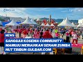 Sanggar Kosema Community Mamuju Meriahkan Senam Zumba HUT Tribun-Sulbar.com