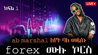 AB marshal ለየት ባለ መልኩ የተሰራ የ forex ኮርስ ethio forex ፎሬክስ