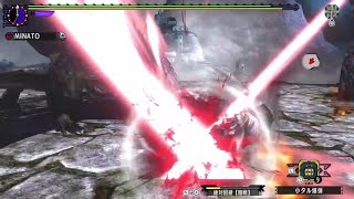 【MHXX】伝説の黒龍　ミラボレアス　ブシドーハンマー　08'14\