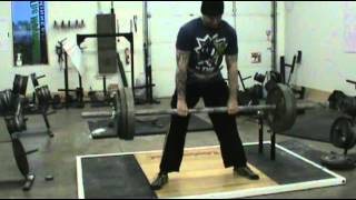 Ironmind Apollon's Axle Overhand Deadlift 403 for reps