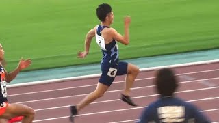 2020年 陸上 男子グランプリ 100ｍ 予選\u0026決勝【第7回木南道孝記念陸上競技大会】