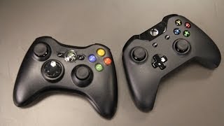 Xbox One vs. Xbox 360 Controller Comparison