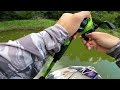 Fishing for 15lb Bass w Topwater in HIDDEN Trophy Pond!