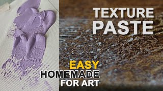 How to Make Texture Paste for Art | Grainy Texture Paste for Painting | Easy Recipe