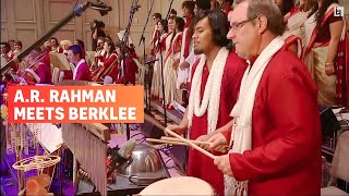 A. R. Rahman Concert Highlights With The Berklee Indian Ensemble | Ranajoy Das | Drumming Skills