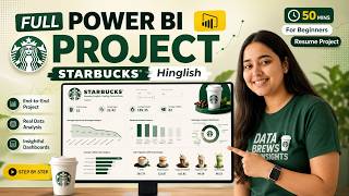 Build a Starbucks Power BI Dashboard From Scratch | Real Dataset | Freshers & Beginners 2026 🚀☕