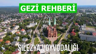 Silezya Voyvodalığı, Polonya | Katowice Şehri, Czestochowa, Sosnowiec, Gliwice | Drone 4k videosu