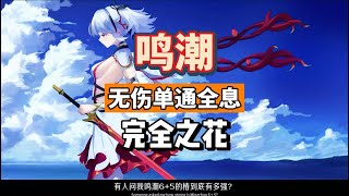 【鳴潮】1.4椿的強度，無傷單通全像戰略6最難模式