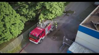 Feuerwehr Großbeeren - Löschangriff Schaum