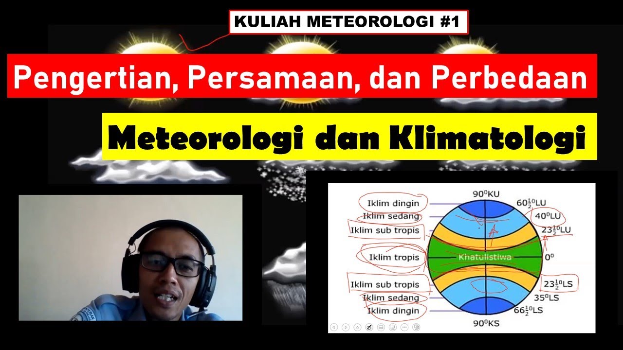 Pengertian, Persamaan Meteorologi Dan Klimatologi - YouTube