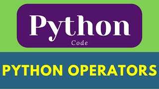 Python Operators #shorts #python #tech #tutorial #Shorts