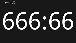 666m66s Countup Timer