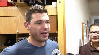 Ian Kinsler comments on shouting \