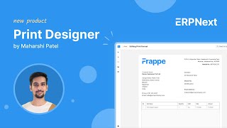 Print Designer App: A brand new way of designing print formats | Frappe Cloud Marketplace