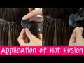 Keratin Hot Fusion Hair Extensions - Application & Information | Instant Beauty ♡