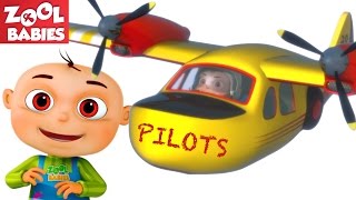 Zool Babies As Pilots Douse Forest Fire | Five Little Babies Series | Cartoon Animation For Children