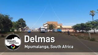 Delmas Mpumalanga South Africa - A small maize farming town