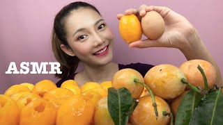 SAW ASMR MUKBANG เสียงกิน|MARIAN PLUM มะยงชิด เท่าไข่ไก่!! หวานกรอบ|NO TALKING|•EATING SOUND•ซอว์