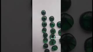 Natural Colombian Emeralds trapich