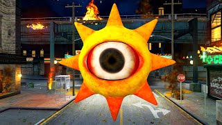 I Found HORROR MR SUN SPRUNKI in a CITY?! (Garry's Mod)