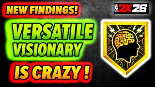 *New Findings on VERSATILE VISIONARY badge