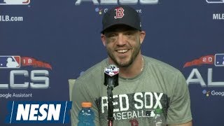 Steve Pearce on ALCS Game 3 Home Run for Red Sox vs. Astros